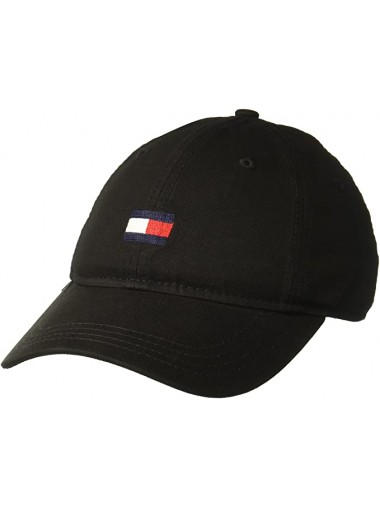 Tommy Hilfiger Men's Ardin Dad Hat- Black